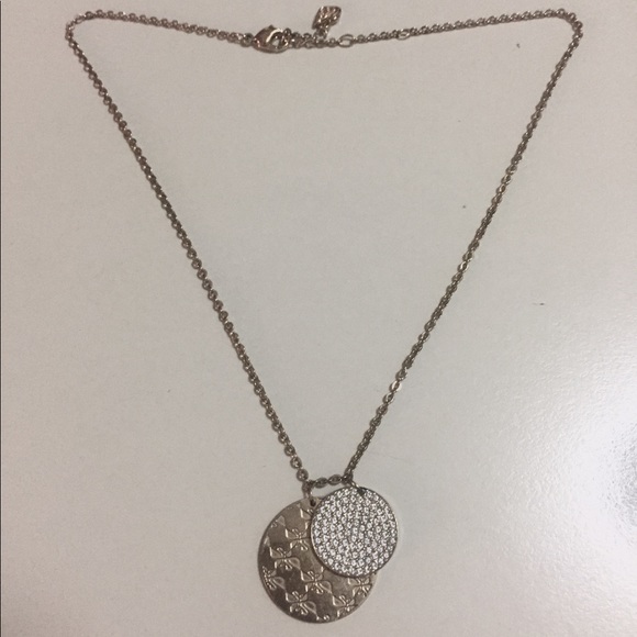 Swarovski Double Disc Necklace - Picture 2 of 3